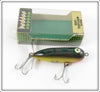 Vintage Heddon Bullfrog Baby Torpedo Lure In Box