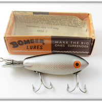 Vintage Bomber Silver Scale Model 400 Lure In Correct Box