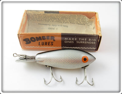 Vintage Bomber Silver Scale Model 400 Lure In Correct Box