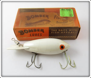 Vintage Bomber White Model 400 Lure In Correct Box