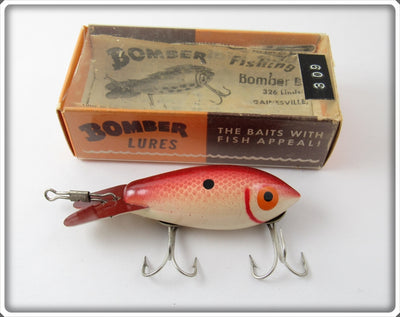 Vintage Bomber Brown Shad Model 300 Lure In Correct Box
