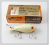 Vintage Bomber White Model 300 Lure In Correct Box