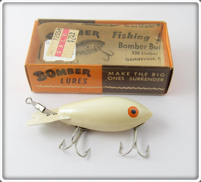 Vintage Bomber White Model 300 Lure In Correct Box