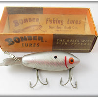 Vintage Bomber Silver Shad Model 500 Lure In Correct Box