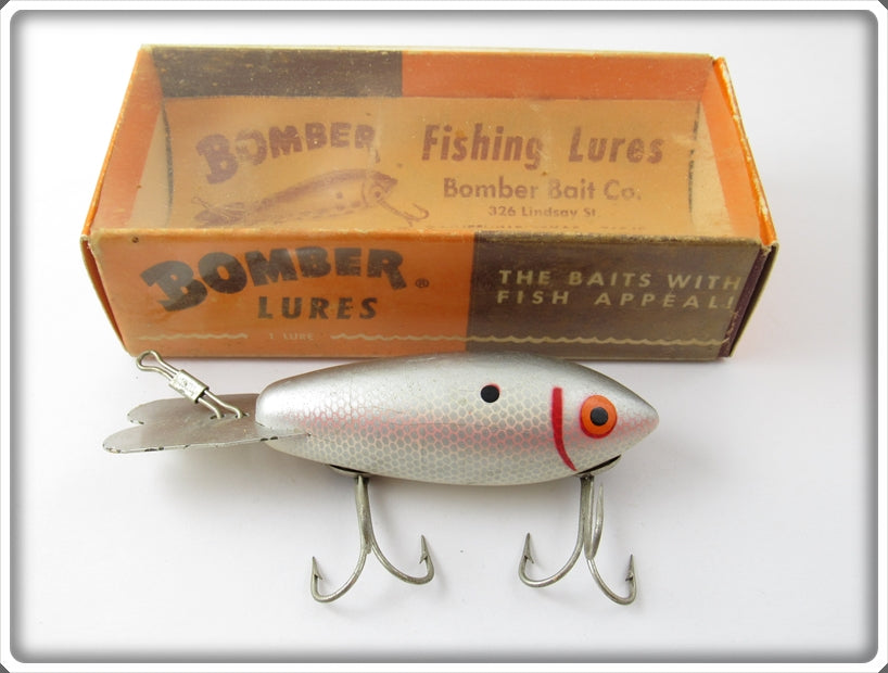 Vintage Bomber Silver Shad Model 500 Lure In Correct Box