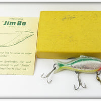 Vintage J & R Tackle Co Green Jimbo Lure In Box 