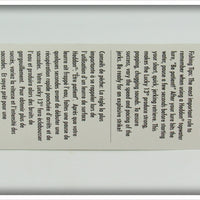 Heddon Megabass Lime Chartreuse Coachdog Lucky 13 On Card