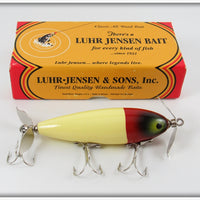 Luhr Jensen South Bend White Red Head Special Edition Nip-I-Diddee