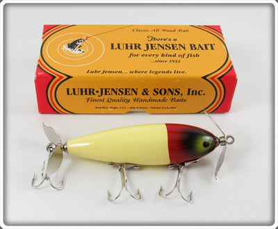 Luhr Jensen South Bend White Red Head Special Edition Nip-I-Diddee