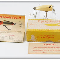 Wood Manufacturing Co White Midget Dipsy Doodle Lure In Box