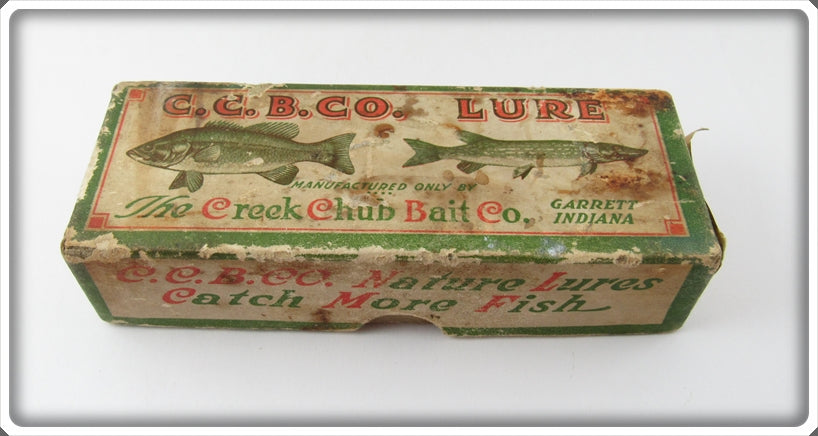 Vintage Creek Chub Perch Baby Bomber Empty Lure Box For Sale