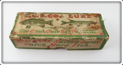 Vintage Creek Chub Perch Baby Bomber Empty Lure Box