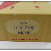 Paul Bunyan Empty Box Lid For Tear Drop Nickel