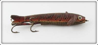 Vintage Unknown Hard Rubber Devon Minnow Type Lure 