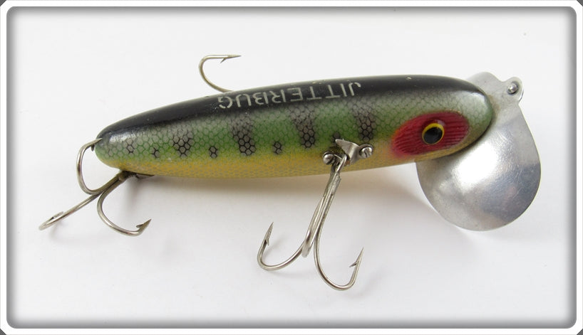 Arbogast Perch Wooden Musky Jitterbug