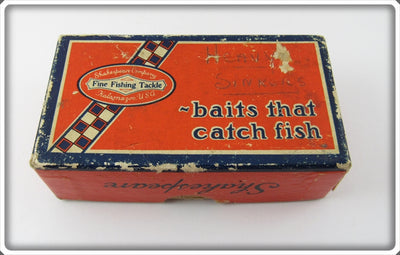 Shakespeare Silver Flitter Wiggle Diver Empty Lure Box