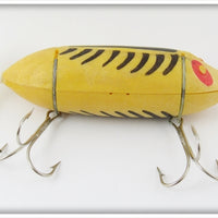 Vintage Mueller Perry Yellow & Black Crazy Legs Lure 