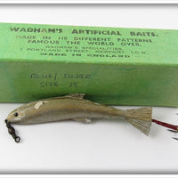 Vintage Wadham's Artificial Baits Rubber Minnow Lure In Box
