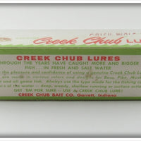 Creek Chub Yellow Spotted Jointed Darter In Box