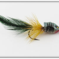 Vintage Heddon Green Shore Fly Rod Popper Spook Lure 