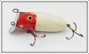 Vintage L Cooper Red & White Jac-Pot Lure