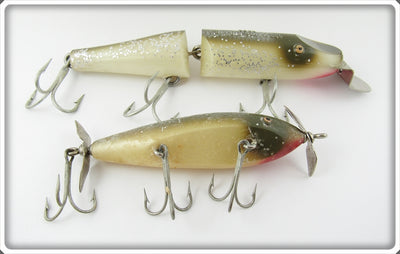 Creek Chub Silver Flash Jointed Husky Pikie & Injured Minnow Lure