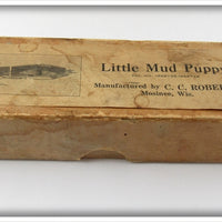 Vintage C. C. Roberts Little Mud Puppy Empty Lure Box 