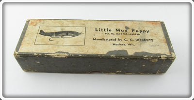 Vintage C. C. Roberts Little Mud Puppy Empty Lure Box