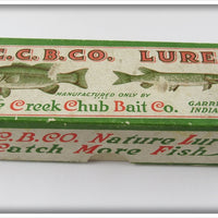 Vintage Creek Chub Perch Jointed Pikie Empty Lure Box
