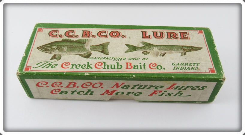 Vintage Creek Chub Perch Jointed Pikie Empty Lure Box