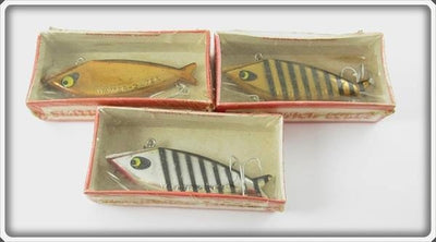 Vintage Smithwick Chrome Finish Water Gater Lure Lot Of Three