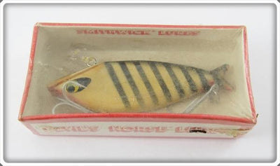 Vintage Smithwick Yellow With Black Stripes Water Gater Lure In Box