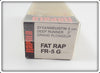 Rapala Deep Running Fat Rap Gold Foil Black Back FR-5 G In Box