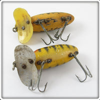 Arbogast Wooden Jitterbug Pair: Frog & Perch