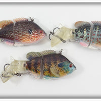 Unknown Lot Of Three Jointed Natural Punkinseed/Crappie Lures