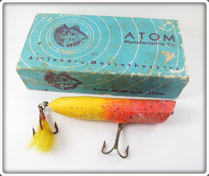 Atom Mfg Co Yellow & Red Striper Swiper In Box