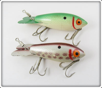 Bomber Bait Co Pair Green Shad & Gray Scale