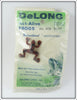 Vintage Delong Lures Inc Act Alive Frog Lure In Package
