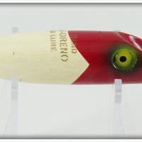 South Bend Red Arrowhead White Midge Oreno Salesman Sample Lure