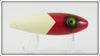 South Bend Red Arrowhead White Nip-I-Diddee Salesman Sample Lure