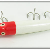 Heddon Red Head White Original Wood Vamp