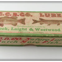 Vintage AL&W Creek Chub Pikie Empty Lure Box 