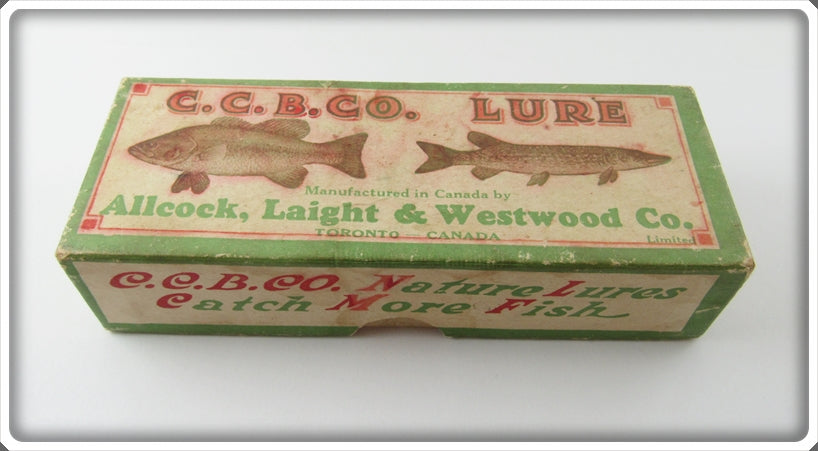 Vintage AL&W Creek Chub Pikie Empty Lure Box 