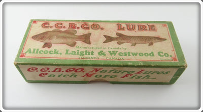 Vintage AL&W Creek Chub Pikie Empty Lure Box 