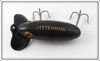 Arbogast Solid Black Plastic Lip Jitterbug