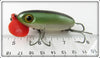 Arbogast Green Scale Plastic Lip Jitterbug
