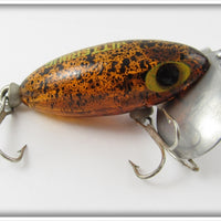 Vintage Fred Arbogast Pumpkinseed Jitterbug Lure