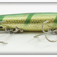 Vintage Smithwick Green & Yellow Chrome Devil Horse Lure 