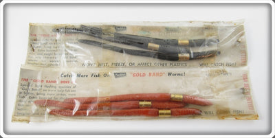 Heddon Gold Band Worms: 2 Packs