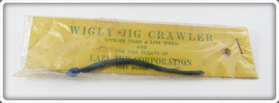 Lazy Ike Blue Wigly Jig Crawler In Package